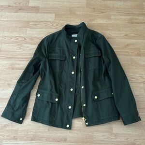 Talbots army green jacket